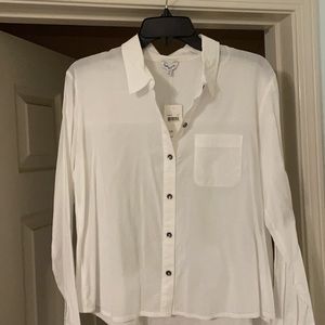 Splendid white button down